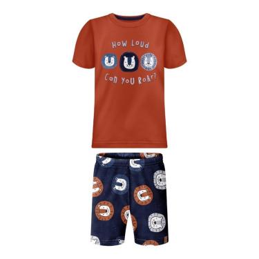 Imagem de Conjunto Infantil Menino Manga Curta Alakazoo Ref. A0054-Masculino