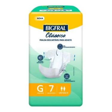 Imagem de Fralda bigfral classica g com 7 uni