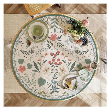 Imagem de Toalha de mesa toalhas de mesa tapetes de mesa toalhas de mesa de café tapetes de mesa toalha de mesa redonda tapete de mesa (A,80 cm)