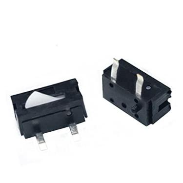 Imagem de Micro interruptores 10 pçs/lote preto pequeno/micro interruptor de câmera para redefinição de limite de curso de detecção de curso em miniatura 60 cm de pé reto mini interruptor de mouse