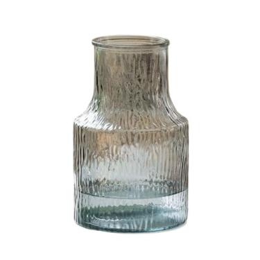 Imagem de Vasos de vidro para geleira, sala de estar, mesa de jantar, flores frescas, flores secas, arranjo de flores hidropônicas, vaso de mesa (B)