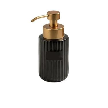 Imagem de Dispensador de sabão líquido para cozinha, dispensador de sabonete, garrafa de espuma de cerâmica, xampu, gel de banho, dispensador de sabonete para as mãos, dispensador de prensa de hotel