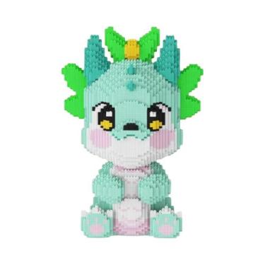 Imagem de Blocos De Montar Dragão Kawaii Presente De Ano Novo 2024 Para Meninos 