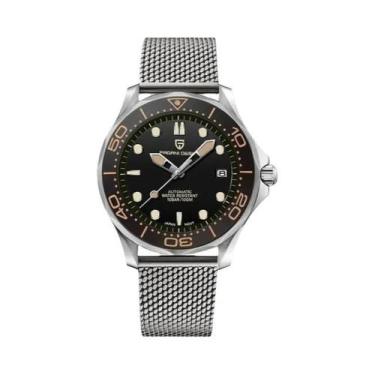 Imagem de Relógio Mecânico Automático Masculino PAGANI DESIGN Esportivo Com Beze