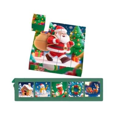 Imagem de Blocos De Construção Magnéticos Estilo Pixel Brinquedo Cubo Com Tampa 