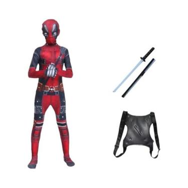 Imagem de Fantasia De Super-Herói Deadpool Para Crianças, Fantasia De Halloween,