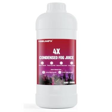 Imagem de Suco de neblina - solução de fumaça de fluido misturável com água condensada para máquina de neblina à base de água - Ótimo para festas de DJ e locais ao ar livre (250 ml)