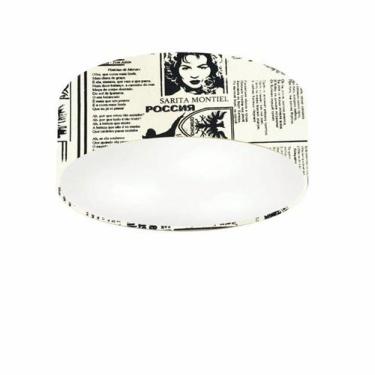 Imagem de Plafon Para Varanda Gourmet Cilíndrico SV-3005 Cúpula Cor Ny-Jornal - 