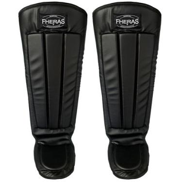 Imagem de Caneleira Protetor De Canela Anatômica Muay Thai Kickboxing Luta Fhera