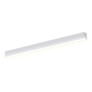 Imagem de Luminária Sobrepor Taschibra Vetor Led Linear 35w Bivolt Branca 2700k Luz Quente