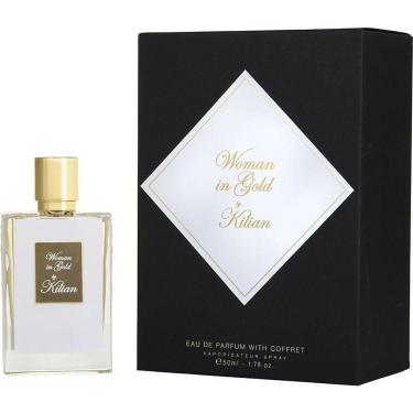 Imagem de Perfume Feminino Kilian Woman In Gold Edp Spray Recarregável 50 ml&clutch