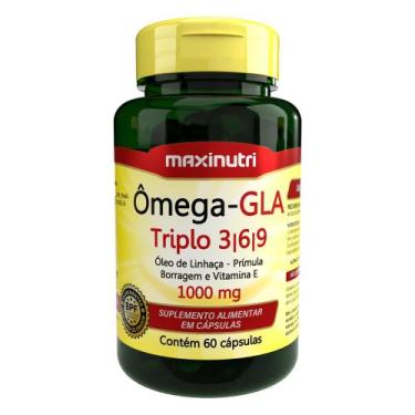 Imagem de Ômega GLA Triplo 3-6-9 60 Capsulas Loja Maxinutri