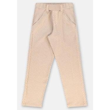 Imagem de Calça Infantil em Malha Jacquard Xadrez Up Baby-Feminino