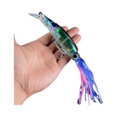 Imagem de Isca Luminosa Para Polvo E Lula 130mm FLYSAND, Wobbler Para Pesca Marí
