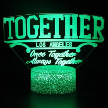 Imagem de Candeeiro de mesa 3D Night Light Elements LED Colorful Touch - taiyuan