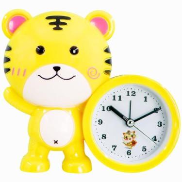 Imagem de Despertador Creative Cute Tiger Yellow Cartoon Design - Yiweisai