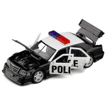 Imagem de Carro de polícia de brinquedo Mercedes-Benz C Classe 1/32 em escala 1/