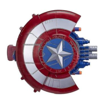 Imagem de Super-herói de brinquedo Captain America Shield Soft Nerf Launcher - G