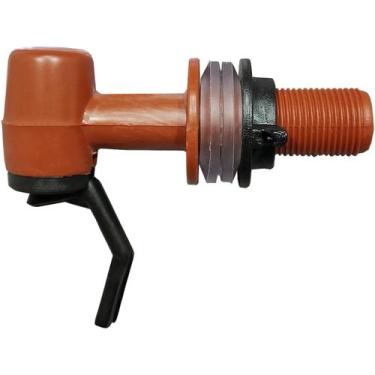 Imagem de Torneira Alavanca Copo Marrom P/ Suporte e Filtros de Barro - Agelux