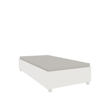Imagem de Cama Box Solteiro Monaco Tcil, Neve