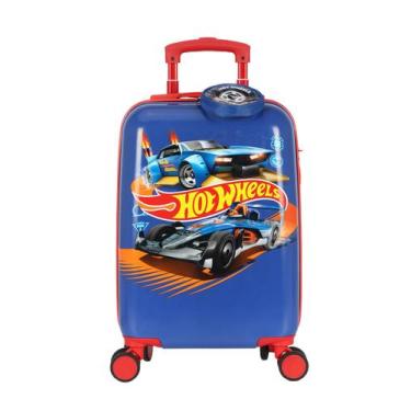 Imagem de Mala de Bordo Hot Wheels Azul Luxcel MF10527AG Lançamento 2026