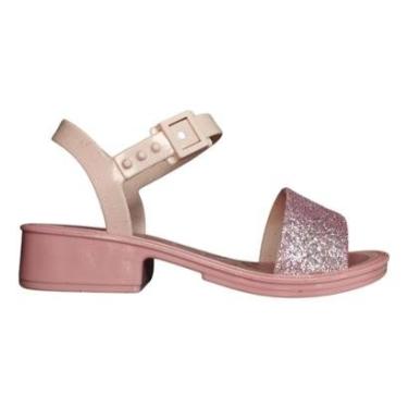 Imagem de Sandália De Salto Infantil Disney Charming Glitter 23397-Feminino