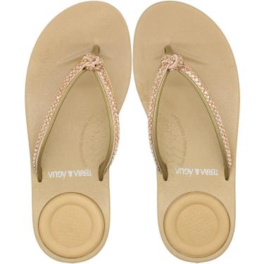 Imagem de Chinelo De Dedo Terra e Água Tira Cravejada Max Comfort Feminino-Feminino
