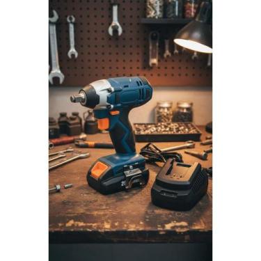 Imagem de Chave de Impacto 1/2" 350Nm 20V Potente Bateria Carregador - Congratul