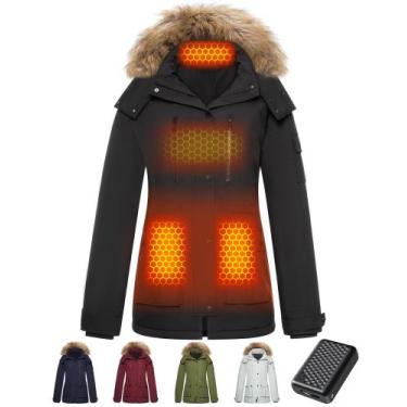 Imagem de Jaqueta Feminina Aquecida com Grafeno - Bateria Recarregável - Ideal p