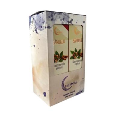 Imagem de Incenso Lua Mística Espiritual 0% Carvão Box 12 Cxs C 10 Var Aroma:Sân