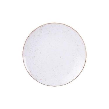 Imagem de Prato Sobremesa Rústico 21 Cm Porcelana Decorada Tramontina