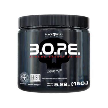 Imagem de PRÉ TREINO B.O.P.E 150g - Black Skull - Suplemento Energético, 150g, F