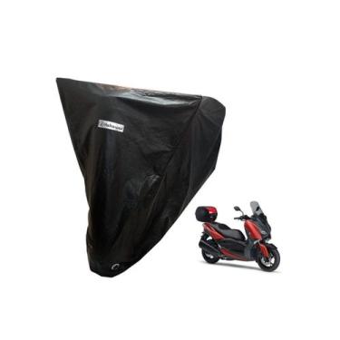 Imagem de Capa Cobrir Moto Chuva Sol Forrada XMAX 250 com Baú Bauleto - Kahawai 