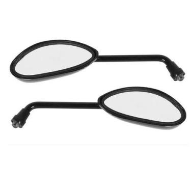 Imagem de Espelho retrovisor mini monaco preto tork p/honda (par)