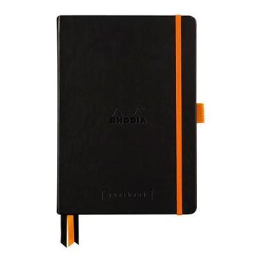 Imagem de Caderno Pontilhado Goalbook Rhodia A5 Black 120 Folhas