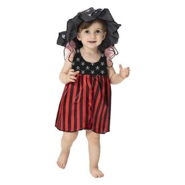 Imagem de Fantasia Pirata Bebê pra Menina de Carnaval - Fantasias Carol FSP, Ver