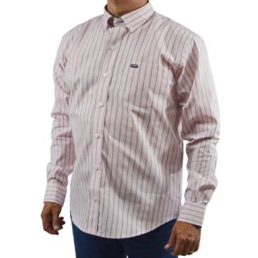Imagem de Camisa Xadrez Masculina Manga Longa Country Rosa 9007 - DAWSON, Rosa, 