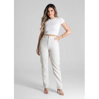 Imagem de Calça Linho Reta Sawary 280336, 38