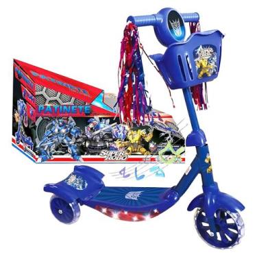 Imagem de Patinete Azul Com Rodas De Luz - Toy King