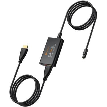 Imagem de Extrator de Áudio Neoteck ARC/eARC HDMI para Óptico 5.1