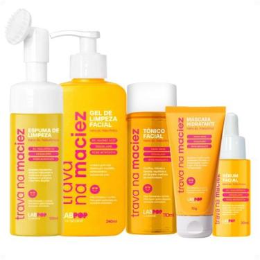 Imagem de Kit LabPop by Labotrat Trava na Maciez: Espuma, Gel de Limpeza, Tônico