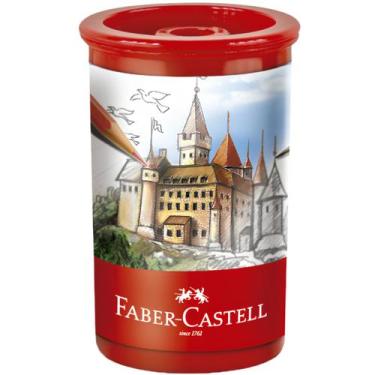 Imagem de Apontador Com Depósito Faber Castell Substituivel Escolar - - Faber-Ca