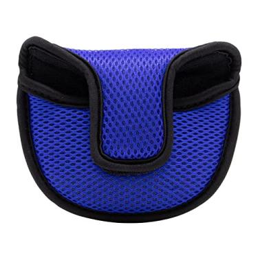 Imagem de Capa de taco de malha leve para taco de golfe Protetor de taco de taco de malha para Odyssey 2ball Scotty Cameron Futura Ping Taylormade (Azul)