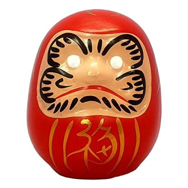 Imagem de Boneco Daruma Omiyague Presente Buda Sorte Amuleto 9,0 cm