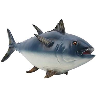 Imagem de Modelo de peixe artificial, requintado e educativo cognitivo da vida marinha simulando peixes, para coleções de histórias em idade pré-escolar (Big Tuna)