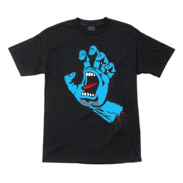 Imagem de Camiseta Santa Cruz Screaming Hand Front Preta