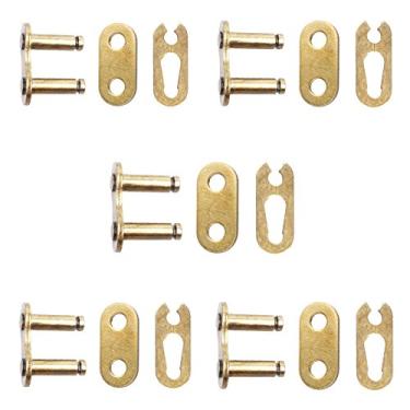 Imagem de QAZAKY 5pc Gold 428 Drive Chain Repair Master Connector Split Link 50cc 70cc 90cc 110cc 125cc Pit Dirt Bike ATV Quad Scooter Motocicleta Go Kart