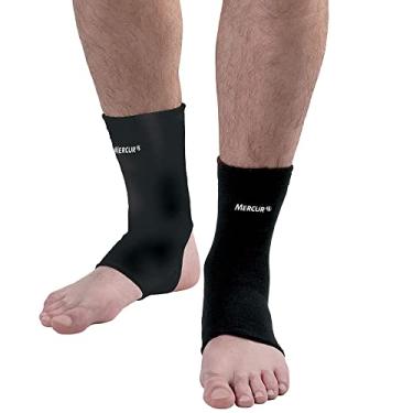 Imagem de Mercur Tornozeleira Esportiva Preto Grande 2 Unidades