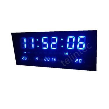 Imagem de Relógio De Parede E Mesa Led Digital Temperatura Despertador Data 3615