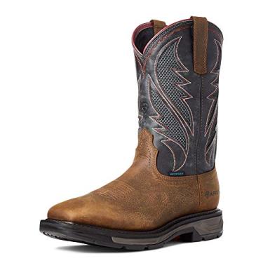 Imagem de ARIAT Workhog XT Venttek bota de trabalho à prova d'água, Rye Brown, 8 Wide Big Kid